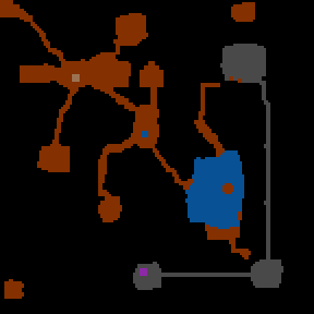 Underground minimap of Lions Nest