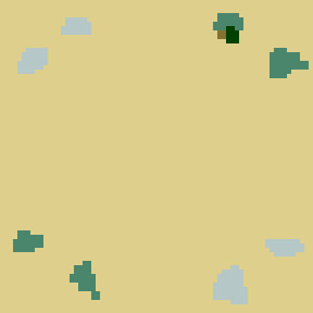 Underground minimap of locked underground