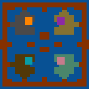 Underground minimap of Loot n' Plunder!
