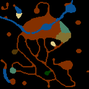 Underground minimap of Lord of Fend