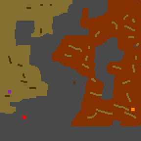 Underground minimap of Lord Of The Dwarves