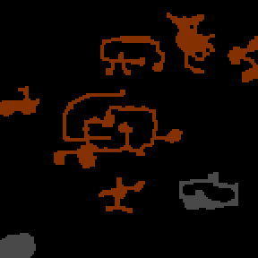 Underground minimap of Lord of the Rings