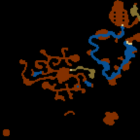 Underground minimap of Lords of Ruin
