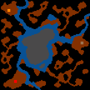 Underground minimap of Lords of the Underworld
