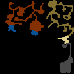 Underground minimap of Los portales del cielo