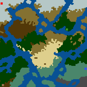 Surface minimap of Lost Continent v1.21