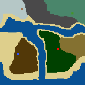 Surface minimap of Lost Kingdoms