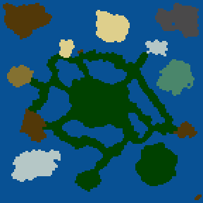 Surface minimap of Lost Paradise