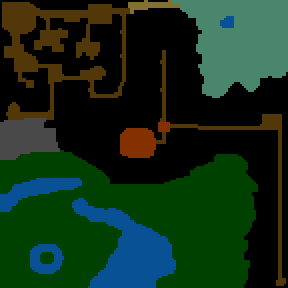 Underground minimap of Lost Paradise