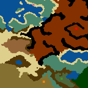 Underground minimap of Lśniąca Rzeka