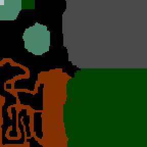 Underground minimap of LUCE vs OSCURITA'