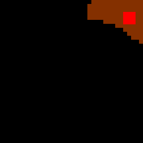 Underground minimap of LUNA 1