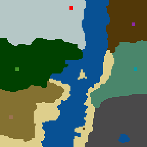 Surface minimap of Mage's Quest