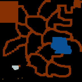 Underground minimap of Magic Islands