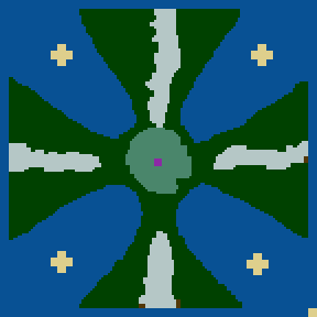 Surface minimap of Maltese Cross (Allies)