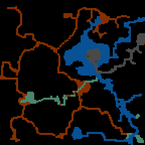 Underground minimap of Долина