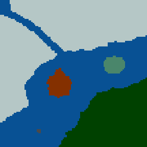Surface minimap of Мистический остров