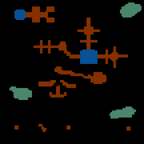 Underground minimap of Мистический остров