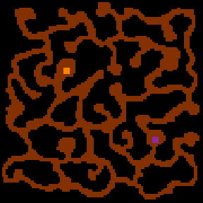 Underground minimap of Острова и пещеры
