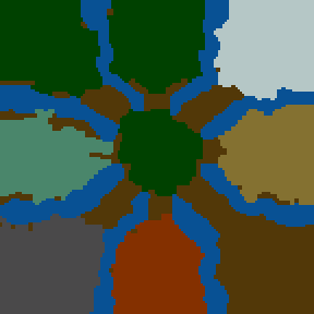 Surface minimap of Охотники