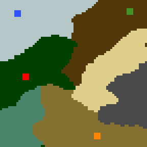 Surface minimap of Гномьи тоннели (С)