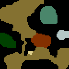 Underground minimap of Годы войны.