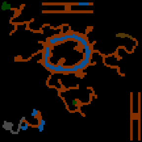 Underground minimap of Дракон против Титана
