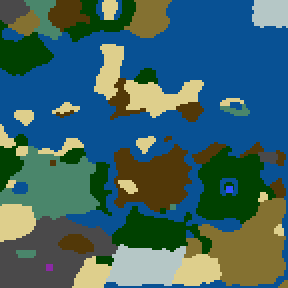 Surface minimap of 
