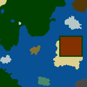 Surface minimap of Деревеня