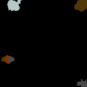 Underground minimap of Деревеня