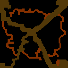 Underground minimap of Жадность