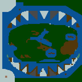 Surface minimap of Звериный оскал