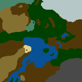 Surface minimap of Земля Обетованная