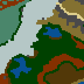Surface minimap of Золото Мёртвых