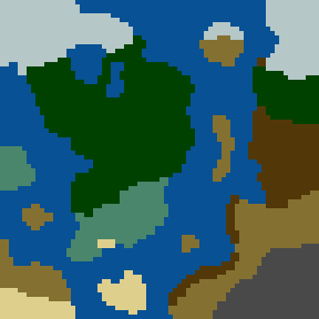 Surface minimap of Неизвестная земля