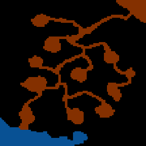 Underground minimap of Новые Земли