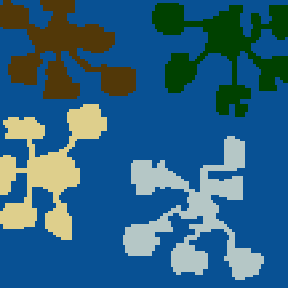 Surface minimap of Новые земли.