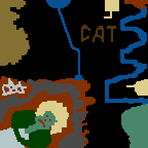 Underground minimap of Остров Черепа.