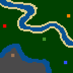 Surface minimap of Пойманный в центре (ОБ)