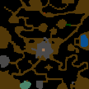 Underground minimap of Полуостров Огня