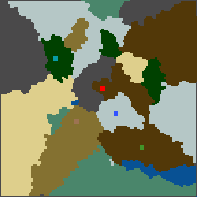 Surface minimap of Проклятые Земли