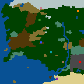 Surface minimap of Средиземье