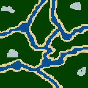 Surface minimap of Страх из Подземелья