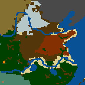 Surface minimap of 霸王的大陆