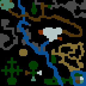Underground minimap of Ведьма