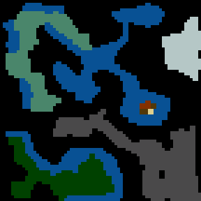 Underground minimap of Земля потерянной магии.