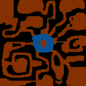 Underground minimap of КРЕСТ
