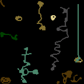 Underground minimap of Меч героя.