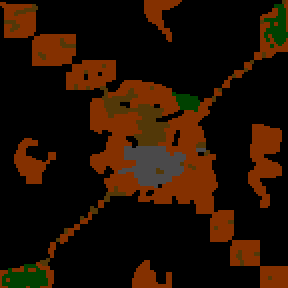 Underground minimap of Остров обезьяны