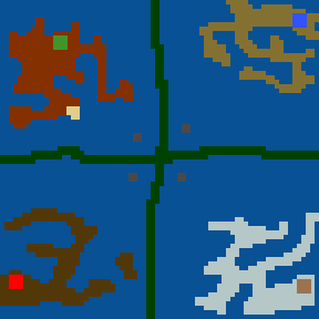 Surface minimap of Потерянный город